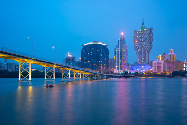 istock Landmark buildings in Macao, China 1030677938