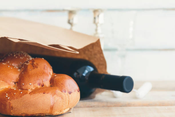 шаббат или субботу продуктовый состав - shabbat shalom стоковые фото и изображения