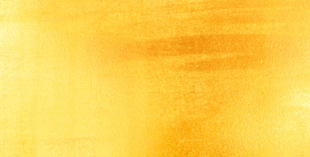 istock Shiny yellow leaf gold foil texture 1030686544