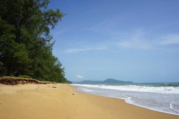 istock Beautiful beach landscape with heavy wave in Phuket 1030686974