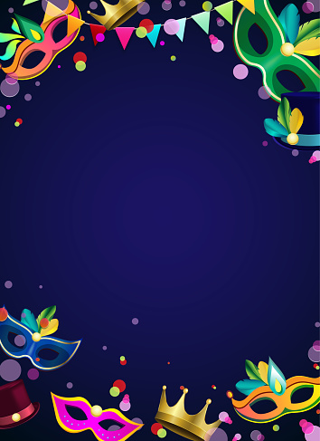 Ilustración de Fondo Azul Carnaval Con Máscaras De Color Y Confeti y más Vectores Libres de Derechos de Abstracto - iStock Ilustración de Fondo Azul Carnaval Con Máscaras De Color Y Confeti y más Vectores Libres de Derechos de Abstracto - iStock