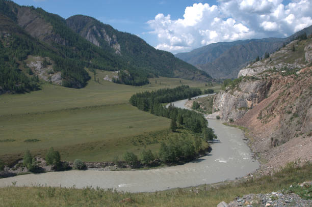 istock The Katun River. Mountain Altai. Southern Siberia. 1030713820