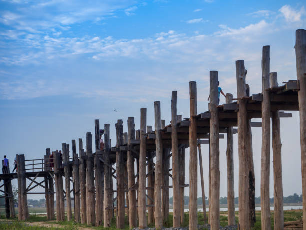 istock U-Bein Bridge in Mandalay, Myanmar. 1030740544