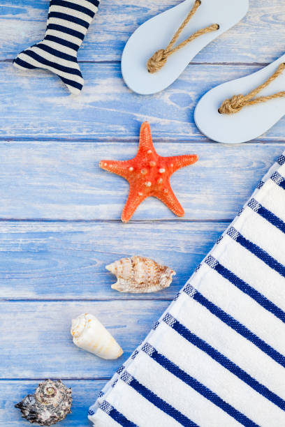 istock Flat lay concept of summer travel vacations 1030748444