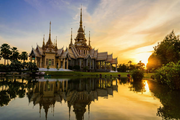 istock ​Temple places in twilight time 1030751272