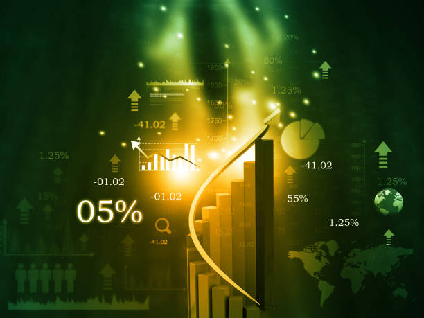 istock Growth chart of stock exchange 1030751590