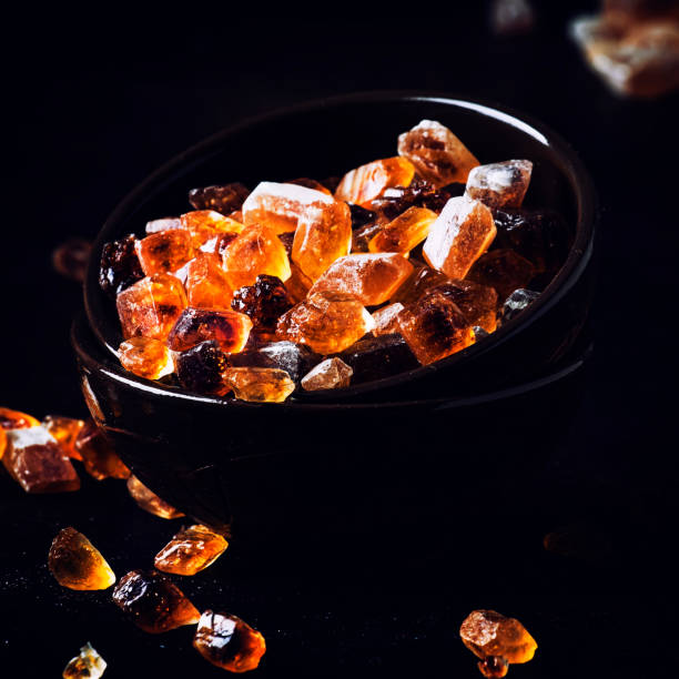 istock Brown candy cane sugar in bowl 1030752720