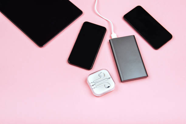 istock Up to date technology.Top view of diverse personal accessory 1030756196