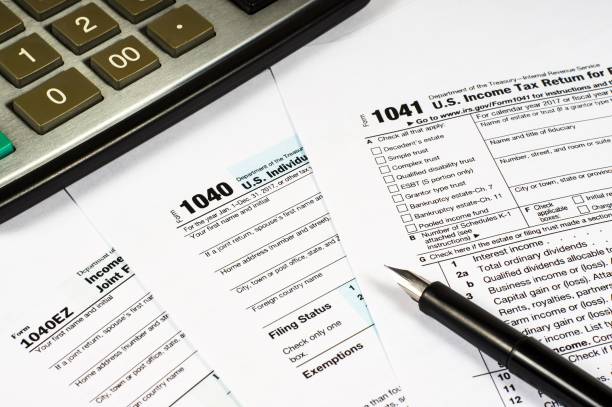istock Tax Form 1040, 1041, 1040EZ 1030769776