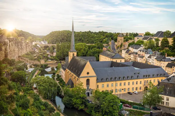 Luxembourg with church