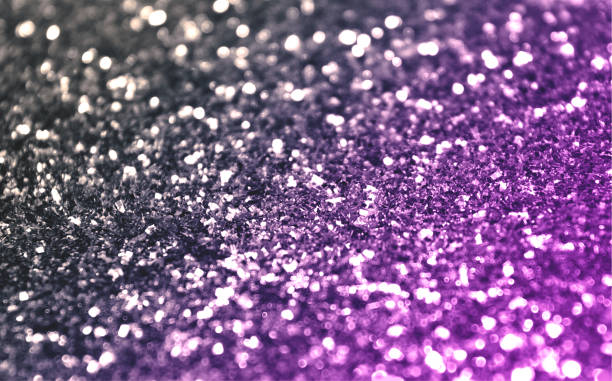 Blurred Background With Purple Glitter In Vintage Colors Stock Photo -  Download Image Now - iStock