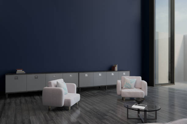 istock empty purple wall in luxury room 1030787040