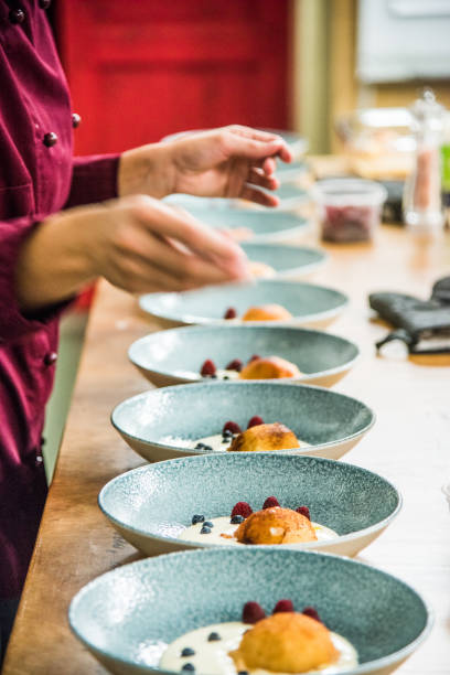 istock Plating of dessert 1030787104
