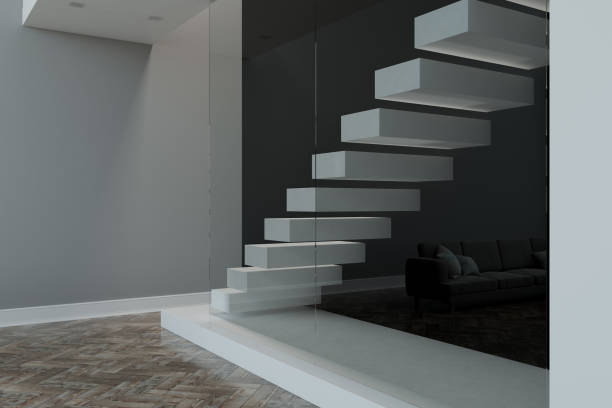 istock side view on stairs in apartment 1030787508