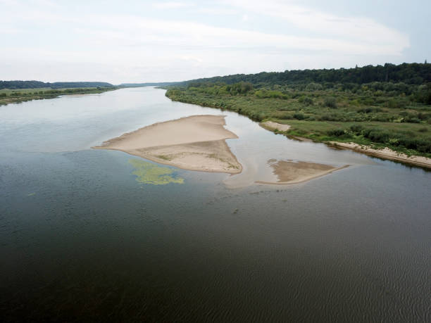 istock Aerial view of sandbars 1030795396