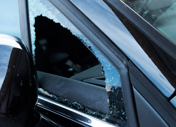 istock the broken vent glass of a car 1030799288