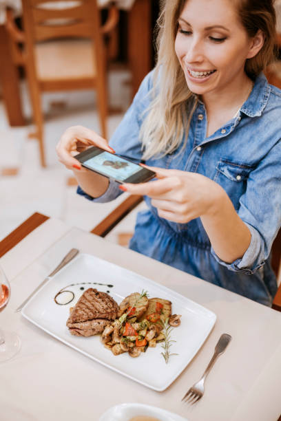 istock Young Woman In A Restaurant 1030816914