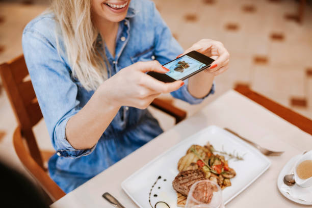 istock Young Woman In A Restaurant 1030816950