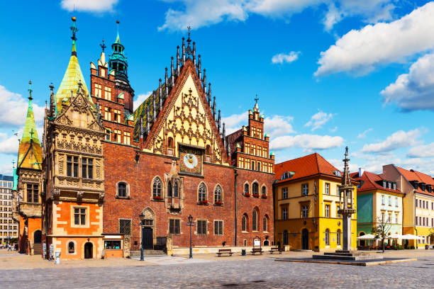 istock City Hall in Wroclaw, Poland 1030822574