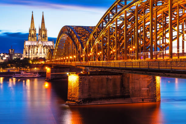 istock Evening view of Cologne or Koln, Germany 1030822752