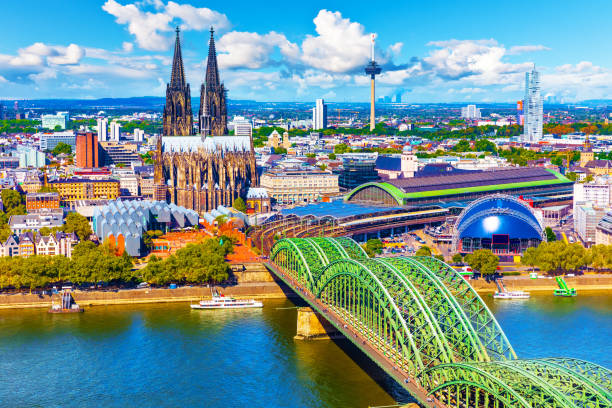 istock Aerial panorama of Cologne or Koln, Germany 1030822766