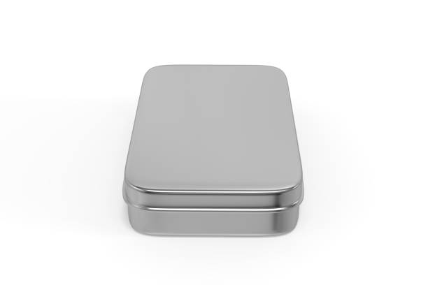 istock Metal box on isolated white background 1030836870