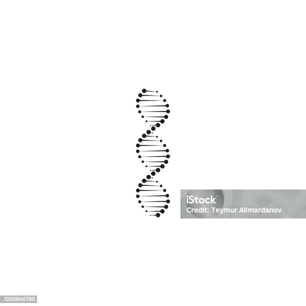 Vetores de Ícone De Dna Abstrata Elemento De Design Do Logotipo Vector e mais imagens de DNA