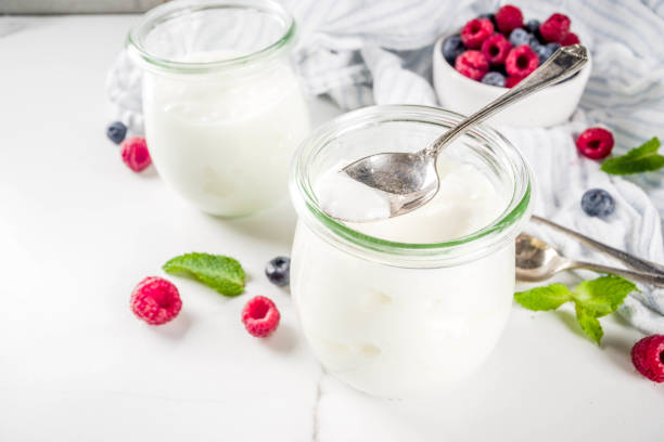 istock Yogurt with granola and berries 1030850576