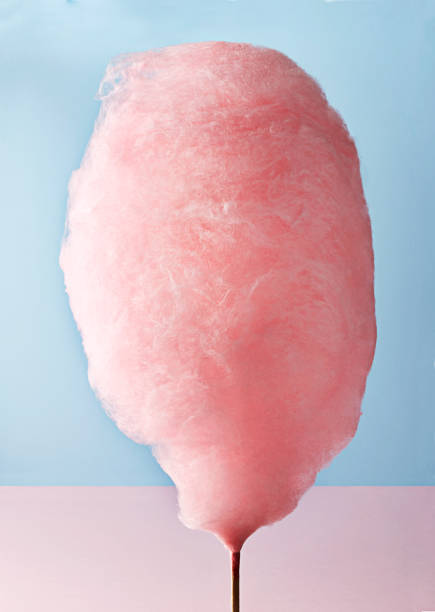 Cotton candy stock photo