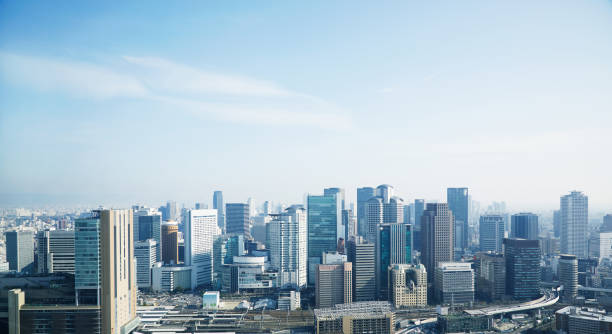 istock landscape of Osaka city 1030854168