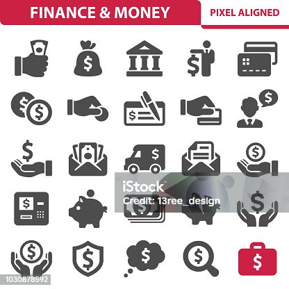 istock Finance & Money Icons 1030878592