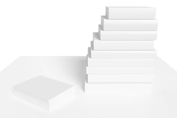 istock White bookshelf with white books 1030883650