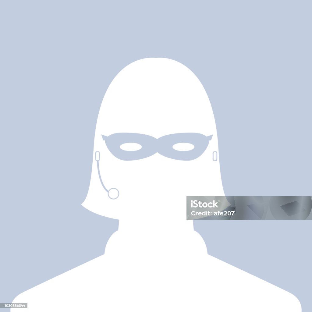 Avatar Đầu Hồ Sơ Hình Bóng Trung Tâm Cuộc Gọi Kẻ Trộm Mặt Nạ Hình ...