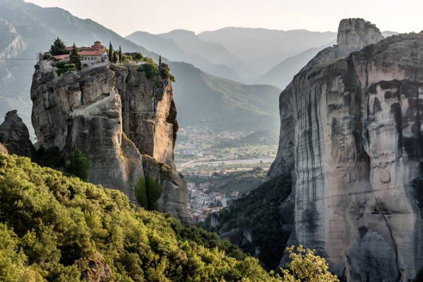 istock Meteors or Meteora Monastery of the Holy Trinity 1030888436