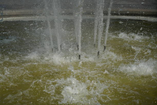 Fountains for admiring and lingering on a hot summer day in Germany