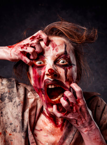 istock Angry Halloween Clown 1030921218