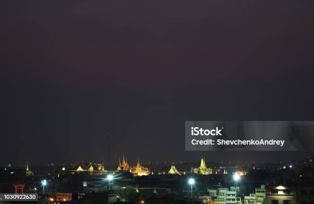 View Grand Palace In Bangkok Kingdom Of Thailand Stock Photo - Download Image Now - Architecture, Back Lit, Bangkok