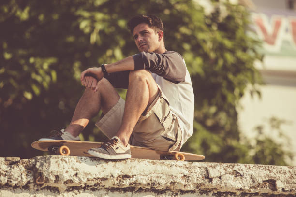 istock Skateboarder in the city 1030926990