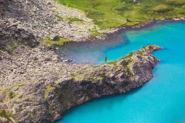 istock Lower Akchan lake. Mountain Altai landscape 1030931436