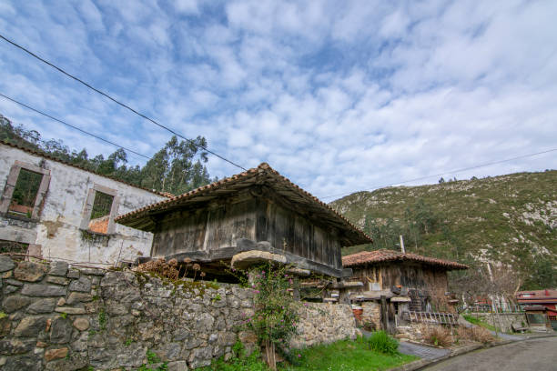 istock Horreos, old wooden building used as barn 1030934548