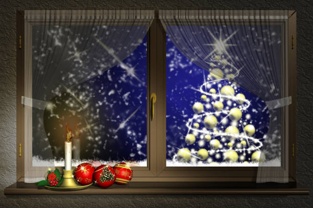 istock Christmas window decoration 004_16 1030949488