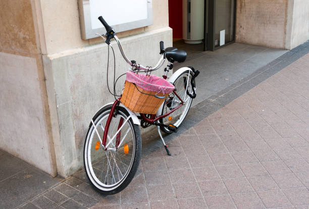 istock Bicycle on the street. 1030956934