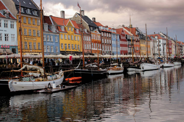 istock Copenhagen Harbor At Sun Set | Copenhagen Buildings 1030961184