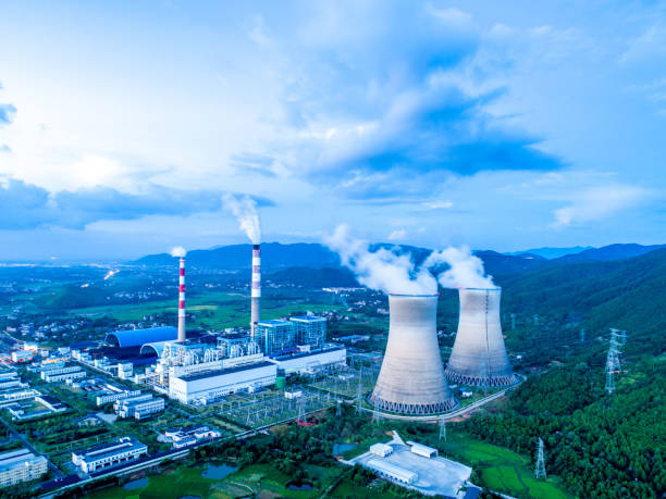 istock Aerial photography power plant 1030966036