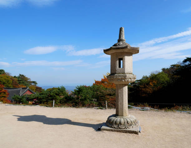 istock Stone  lantern of Seokguram Grotto. 1030969948