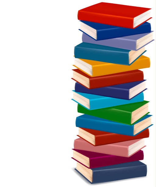 Stack of colorful books. Vector Stack of colorful books. Vector stack books stock illustrations