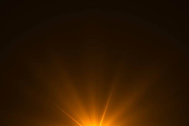 gold warm color bright lens flare rays light flashes leak movement for transitions on black background,movie titles