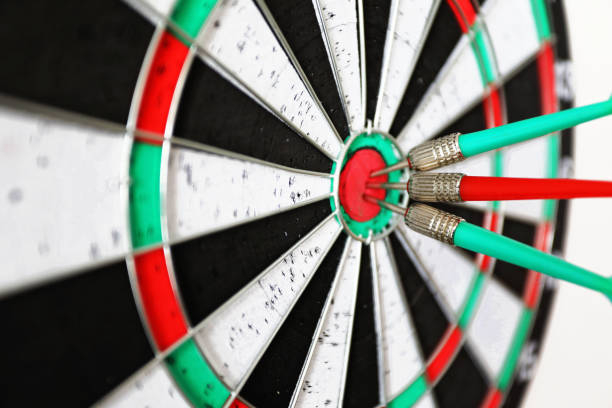 istock Dart on target business competition concept 1030995862