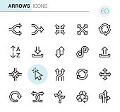 istock Arrows - Pixel Perfect icons 1030996026