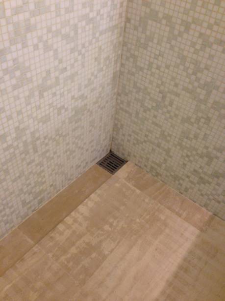 istock Mosaic tile design shower bathroom 1030998280